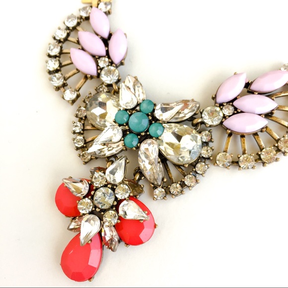 Jcrew crystal wings statement necklace - Picture 4 of 7